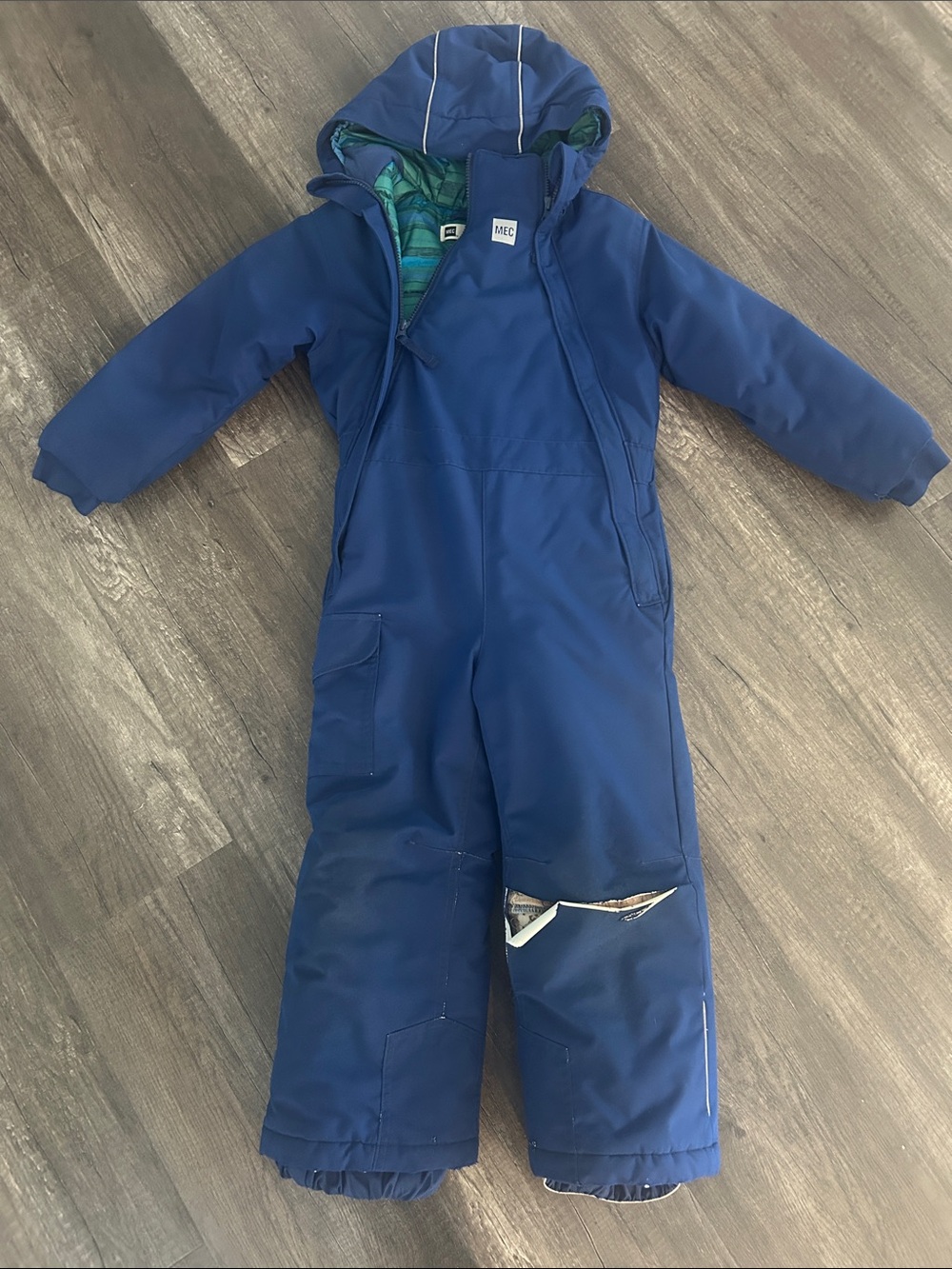 MEC Kids Royal Blue Insulated One-Piece Snow Suit